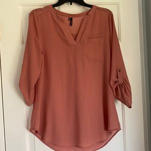 Peach blouse